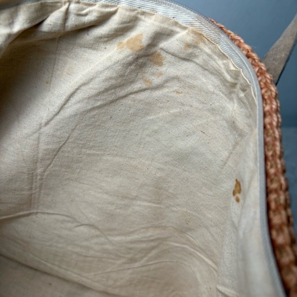 Aztec Boho Southwestern Southern Western Woven Natural Fiber Tote Purse Bag - Picture 15 of 16